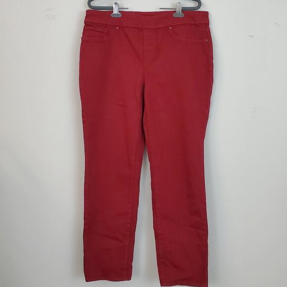 Chico's Pull On Jegging Ankle Jean sz 12 - Picture 1 of 4